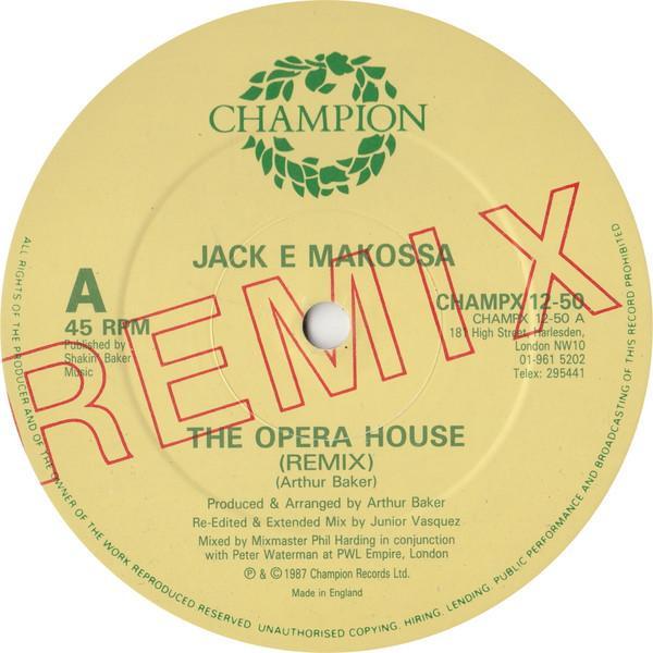 Jack E Makossa - The Opera House (Remix)