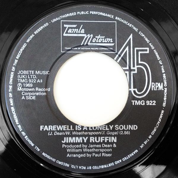 Jimmy Ruffin - Farewell Is A Lonely Sound