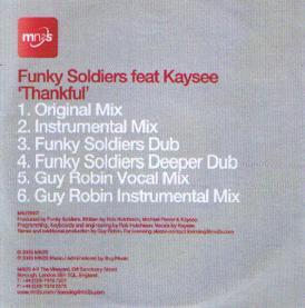 Kaysee, Funky Soldiers - Thankful