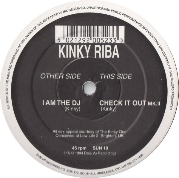 Kinky Riba - I Am The DJ / Check It Out (MK.II)