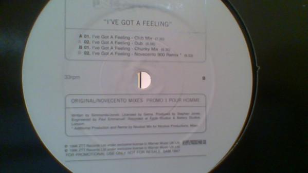 Klymax - I've Got A Feeling (Promo 1 - Pour Homme)