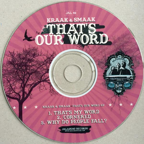 Kraak & Smaak - That's Our Word EP