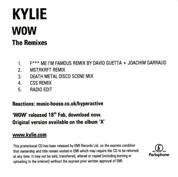 Kylie Minogue - Wow (The Remixes)