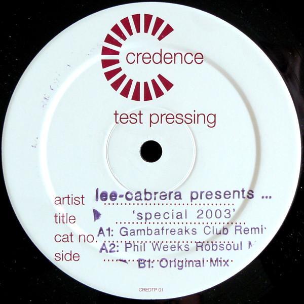 Lee-Cabrera - Special 2003