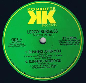 Leroy Burgess, Angel (6) - Running After You