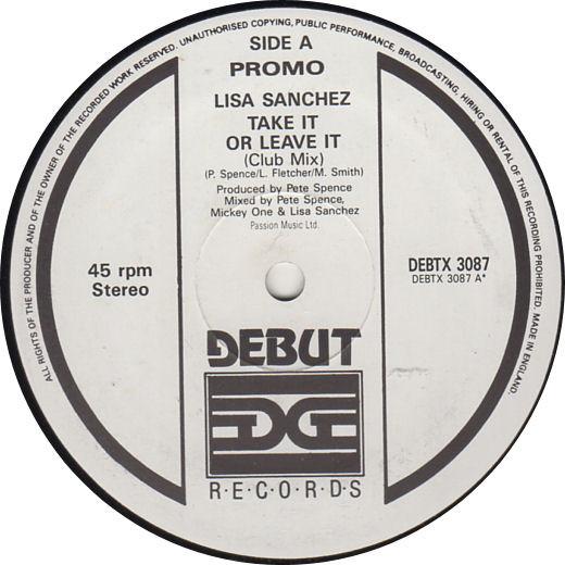 Lisa Sanchez - Take It Or Leave It