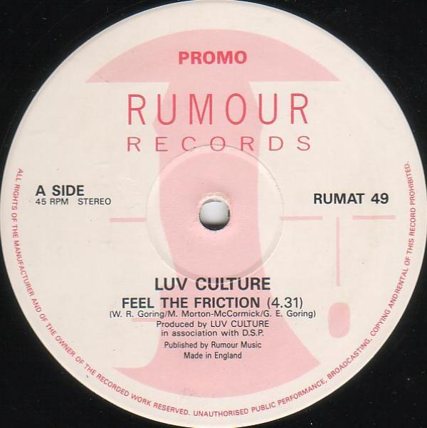 Luv Culture - Feel The Friction