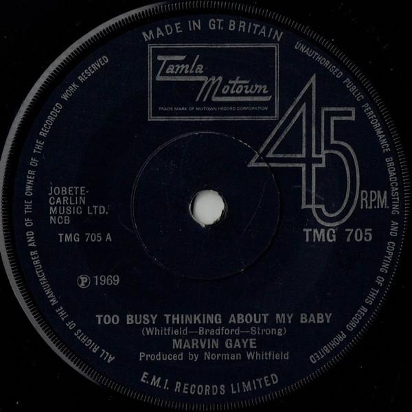 Marvin Gaye - Too Busy Thinking About My Baby