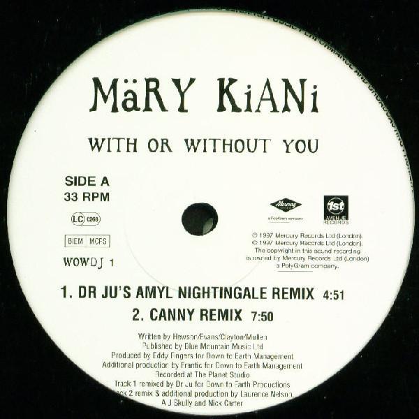 Mary Kiani - With Or Without You