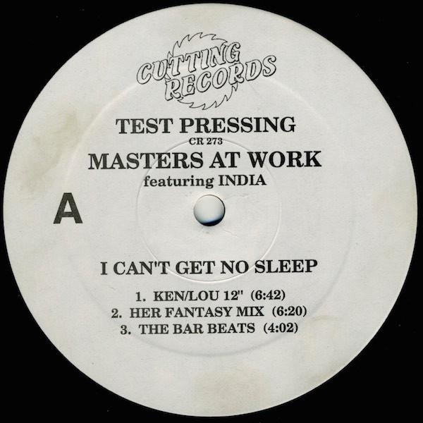 Masters At Work, India - I Can't Get No Sleep