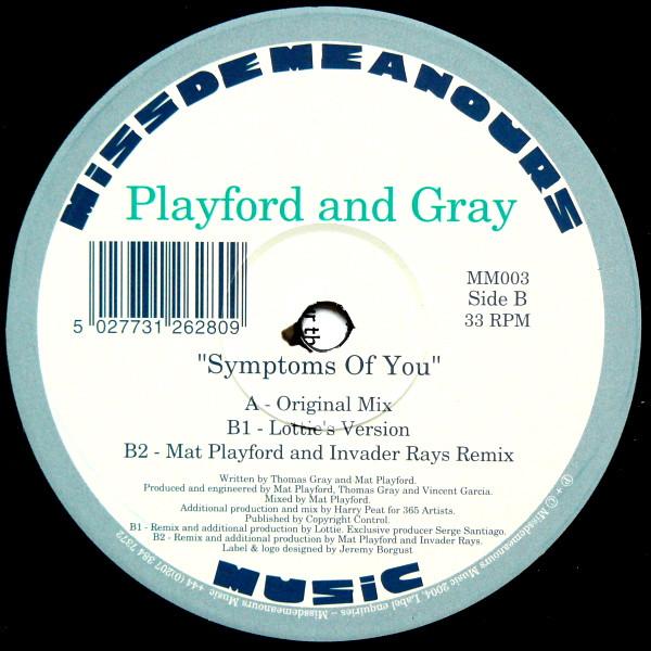 Mat Playford, Tom Gray  - Symptoms Of You