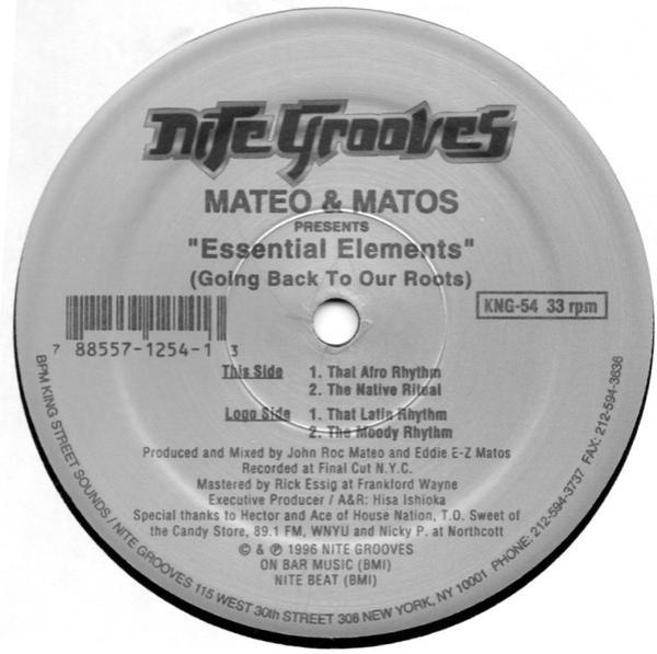 Mateo & Matos - Essential Elements (Going Back To Our Roots)