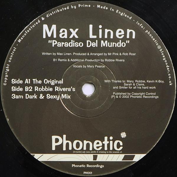 Max Linen - Paradiso Del Mundo