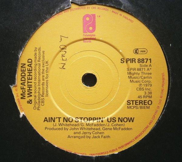 McFadden & Whitehead - Ain't No Stoppin' Us Now