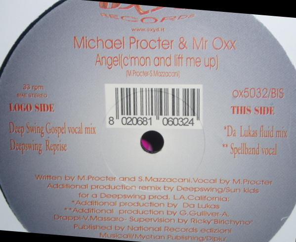Michael Procter, Mr. Oxx - Angel ( C'Mon And Lift Me Up )