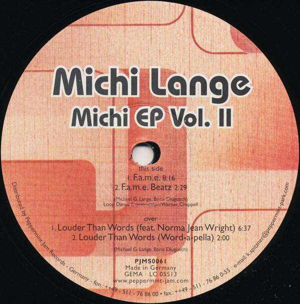 Michi Lange - Michi EP Vol. II