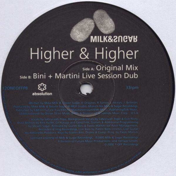 Milk & Sugar - Higher & Higher