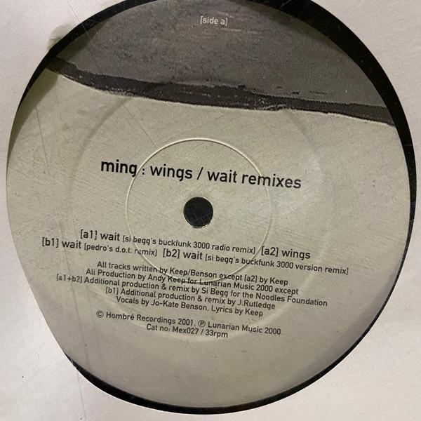 Ming  - Wings / Wait Remixes
