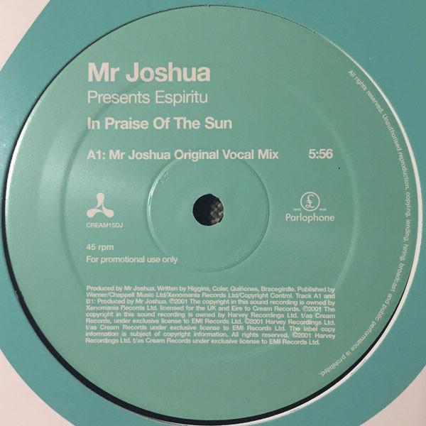 Mr. Joshua, Espiritu - In Praise Of The Sun