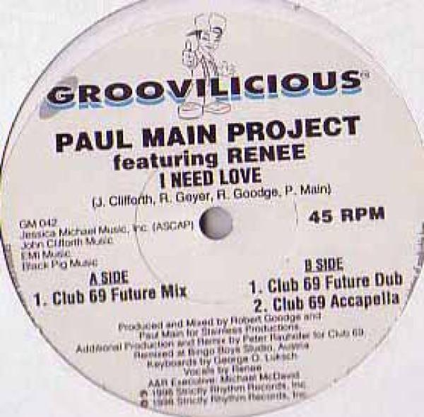 Paul Main Project, Renee Geyer - I Need Love