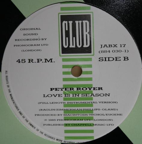 Peter Royer - Love Is In Season