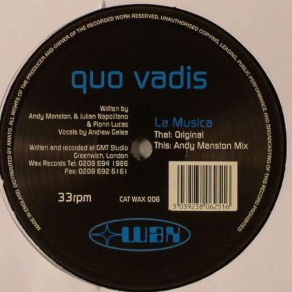 Quo Vadis - La Musica
