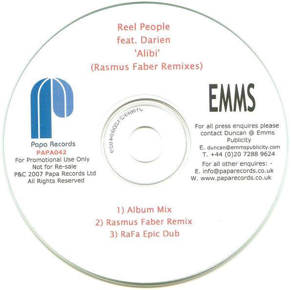 Reel People, Darien - Alibi (Rasmus Faber Remixes)