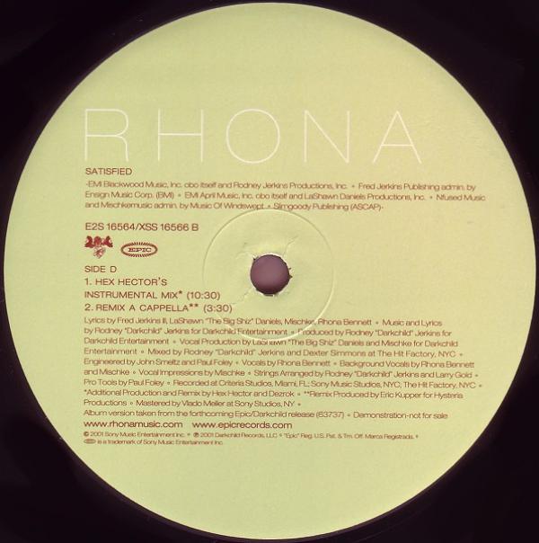 Rhona - Satisfied