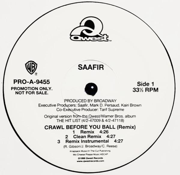 Saafir - Crawl Before You Ball (Remix)
