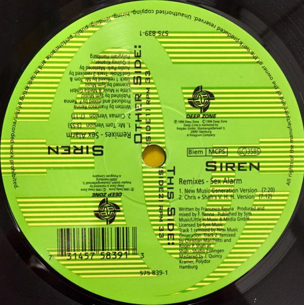 Sex Alarm - Siren (Remixes)