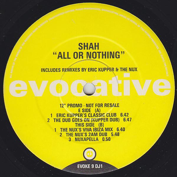 Shah  - All Or Nothing