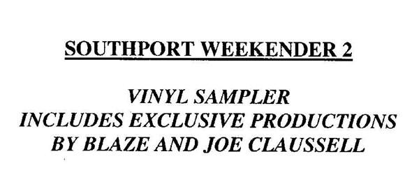  - Southport Weekender Volume 2