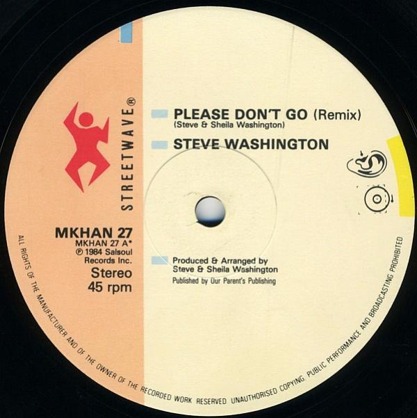 Stephen C. Washington - Please Don't Go