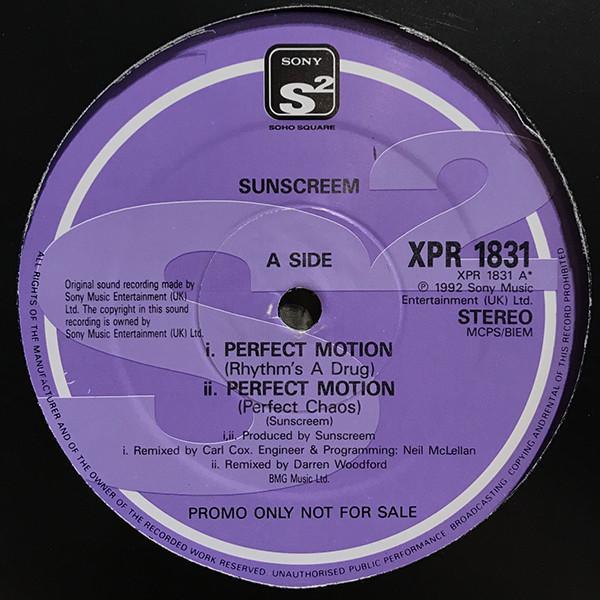 Sunscreem - Perfect Motion