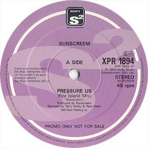 Sunscreem - Pressure US