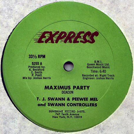 TJ Swann, Peewee Mel, Swann Controllers - Maximus Party