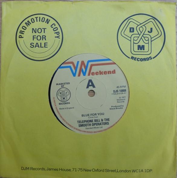 Telephone Bill And The Smooth Operators - Blue For You / Silhouettes