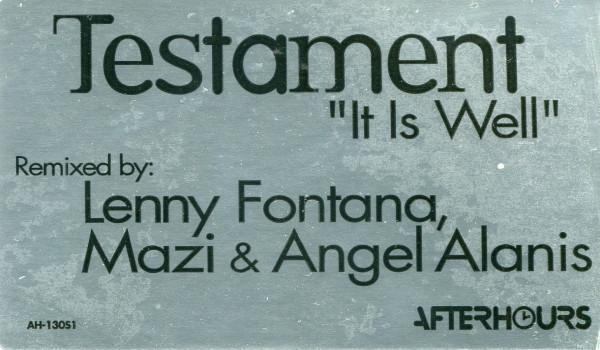 Testament - It Is Well