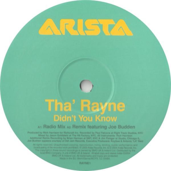 Tha' Rayne - Didn't You Know?