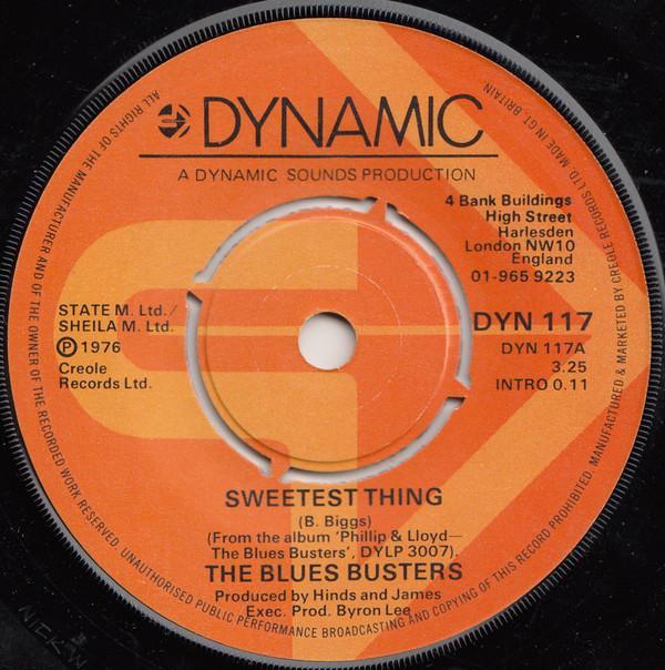 The Blues Busters - Sweetest Thing