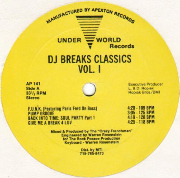 The Crazy Frenchman - DJ Breaks Classics (Vol. 1)