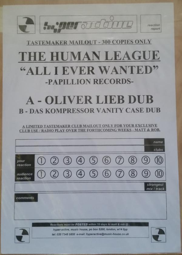 The Human League - All I Ever Wanted