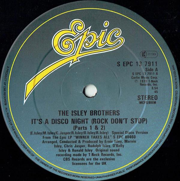 The Isley Brothers - It's A Disco Night (Rock Don't Stop) (Parts 1 & 2)
