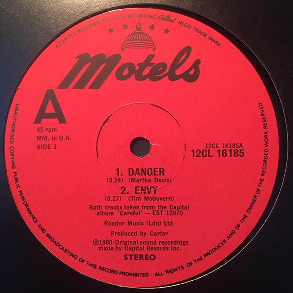 The Motels - Danger / Envy / Total Control