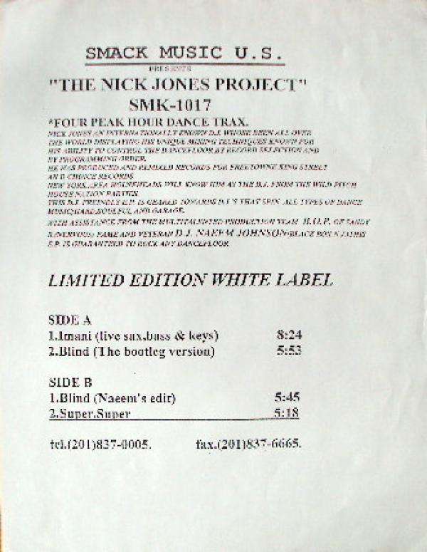 The Nick Jones Project - Imani