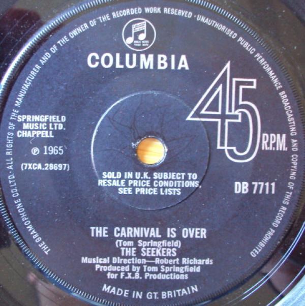The Seekers - The Carnival Is Over