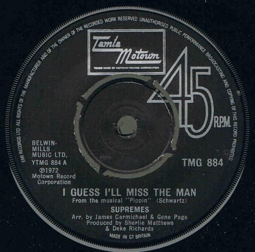 The Supremes - I Guess I'll Miss The Man