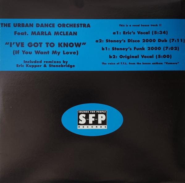 The Urban Dance Orchestra, Marla McLean - I've Got To Know (If You Want My Love)