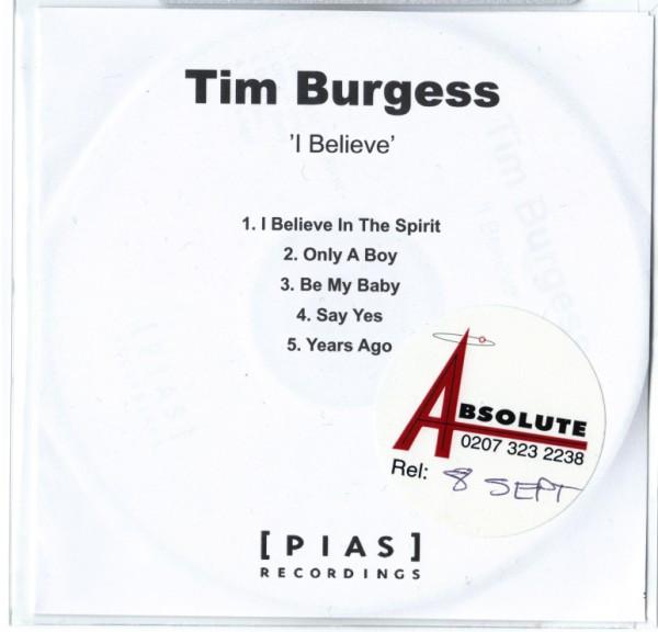 Tim Burgess - I Believe