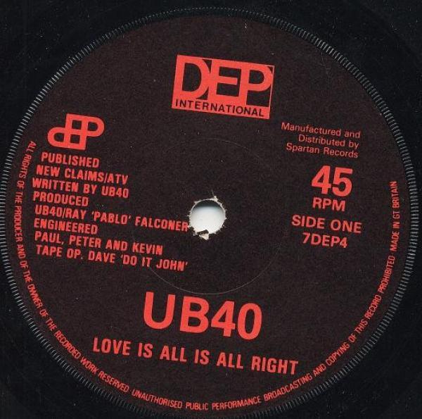 UB40 - Love Is All Is All Right